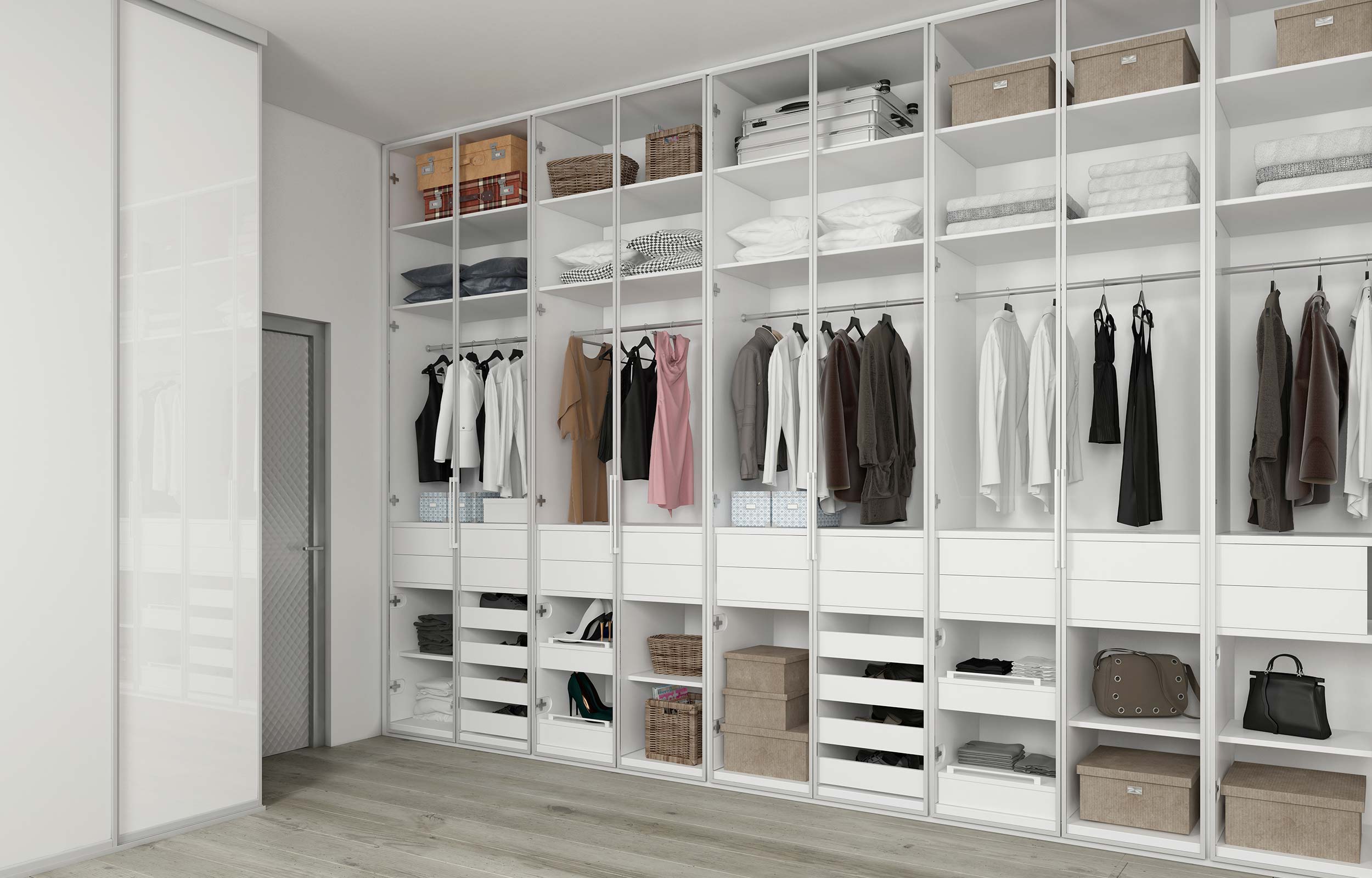 Walk-in wardrobe